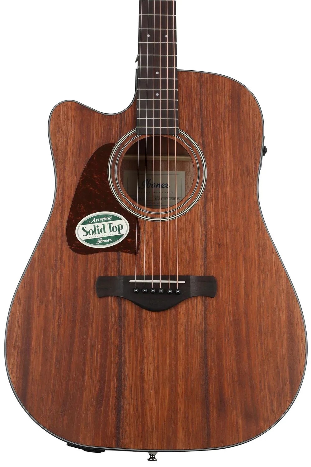 

Акустически-электрическая гитара Ibanez AW54LCE - с открытыми порами Natural