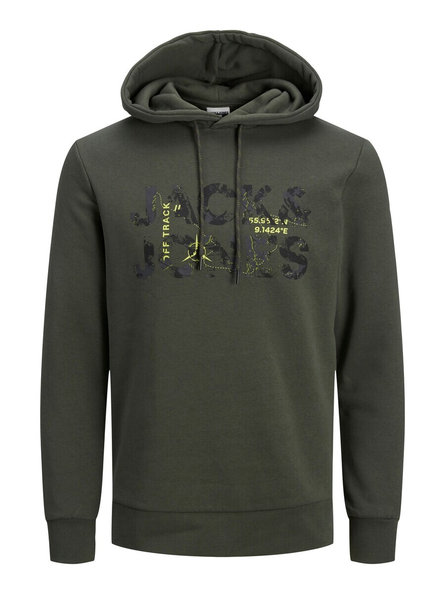 

Толстовка JACK & JONES TECH, светло-зеленый/темно-зеленый