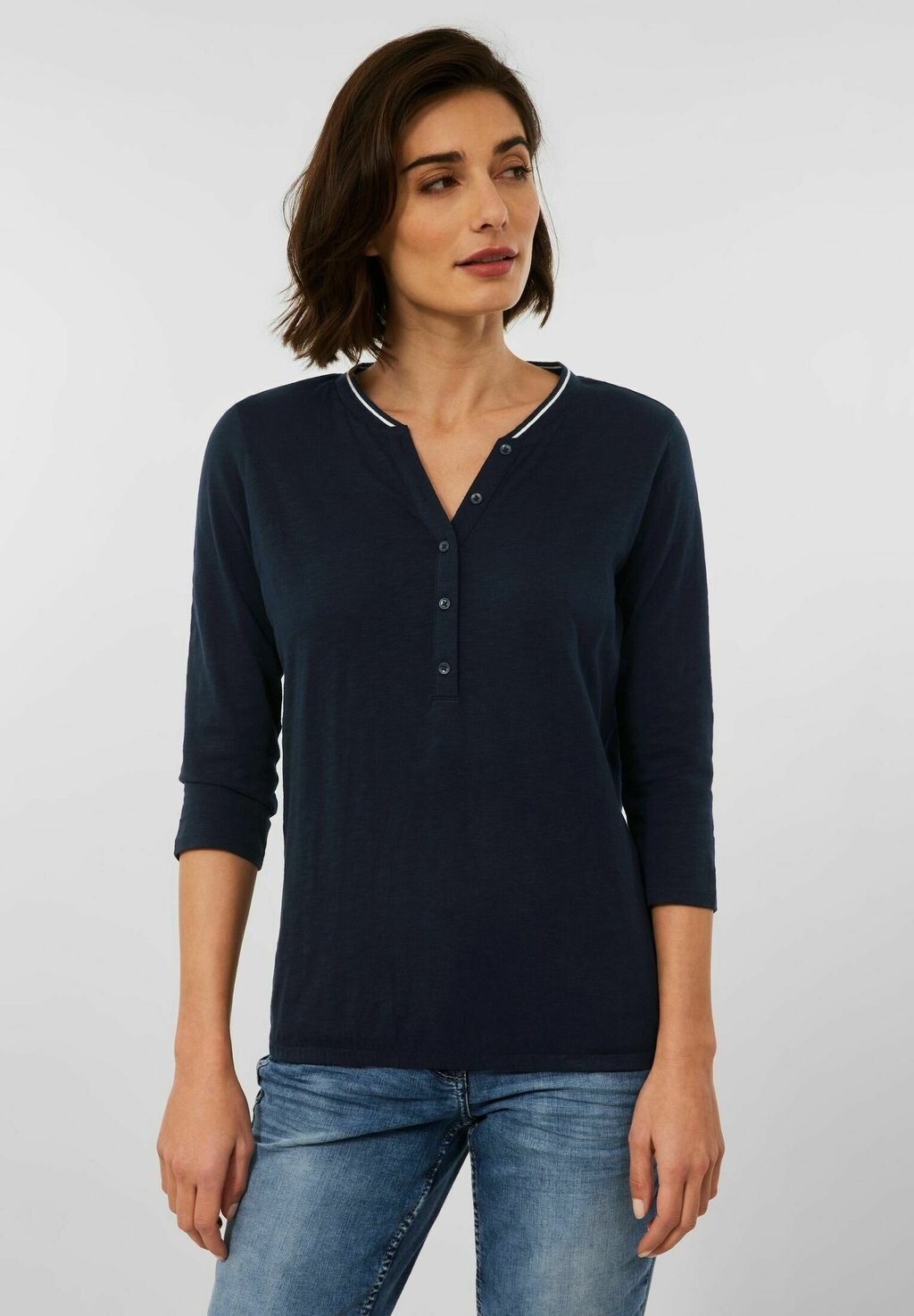 

Рубашка с длинным рукавом IM STYLE Cecil, цвет blau