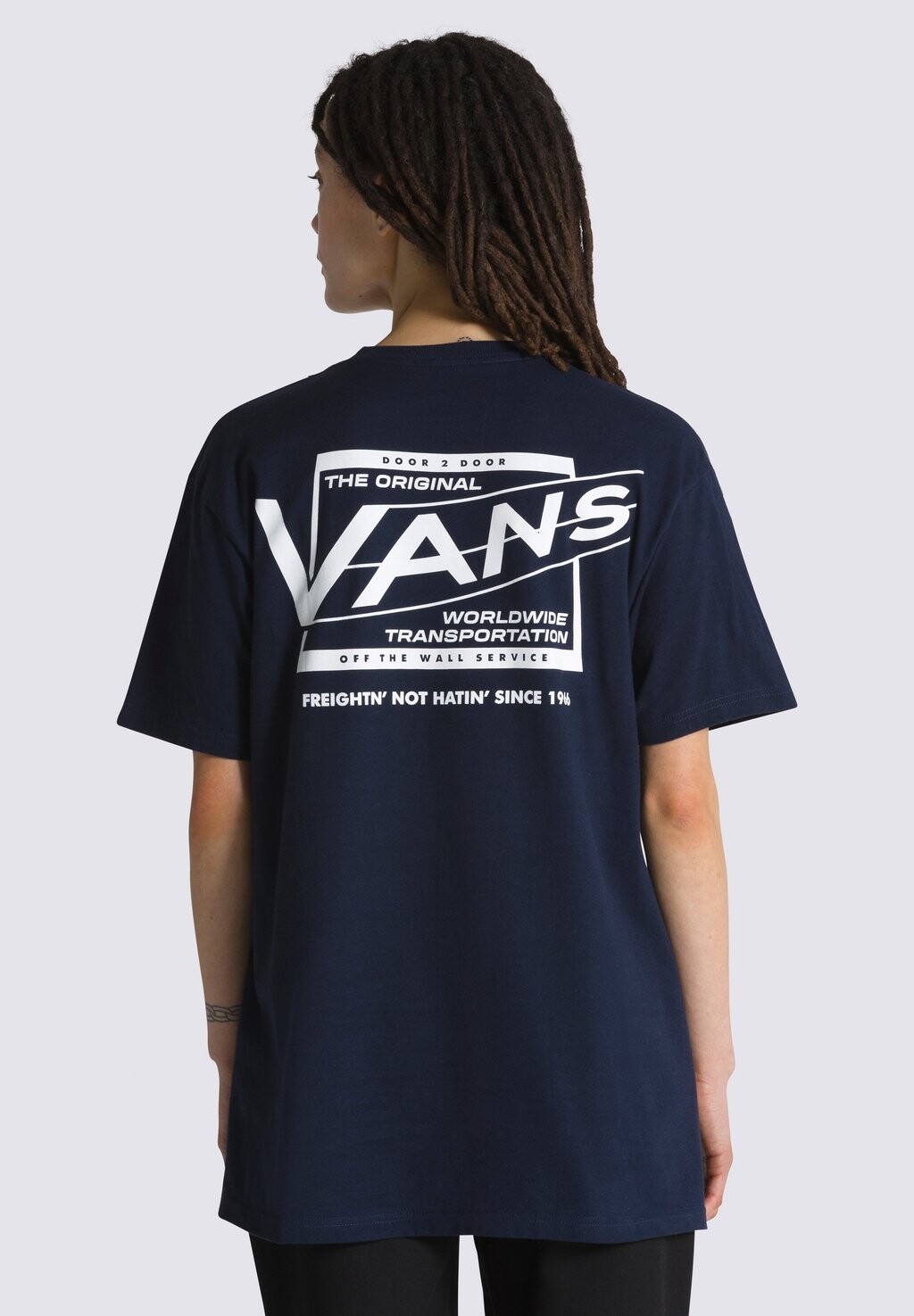 

Футболка с принтом Vans, синий