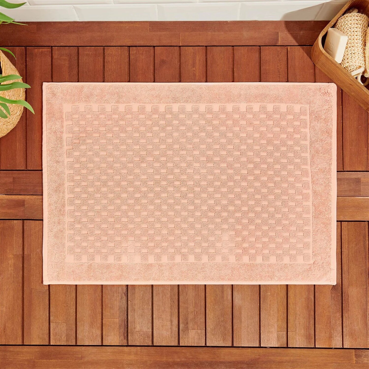 

Полотенце для ног Nuvomon Vionel - Розовый - 50x70 см