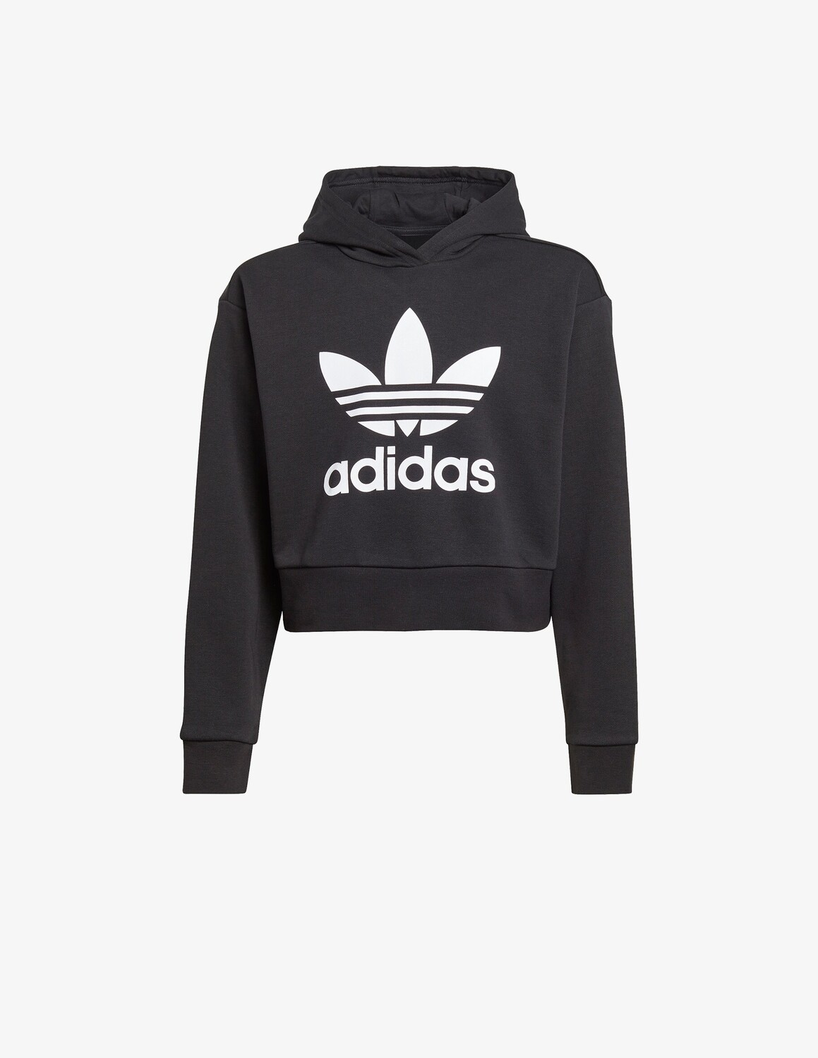 

Укороченная толстовка с капюшоном Adidas Originals, черный