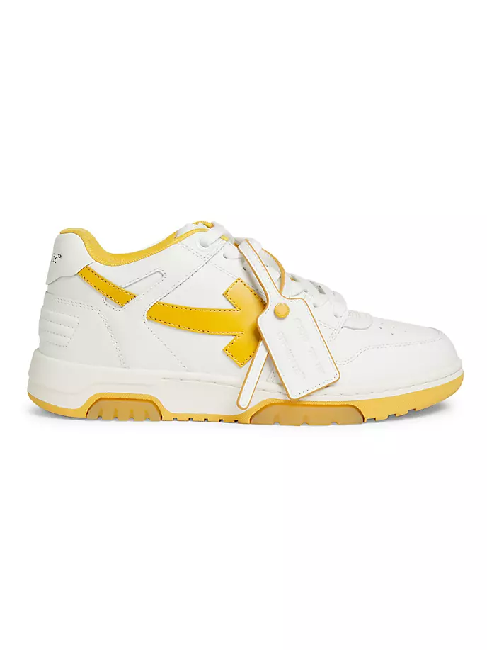 

Кожаные низкие кеды Out Of Office Off-White, белый