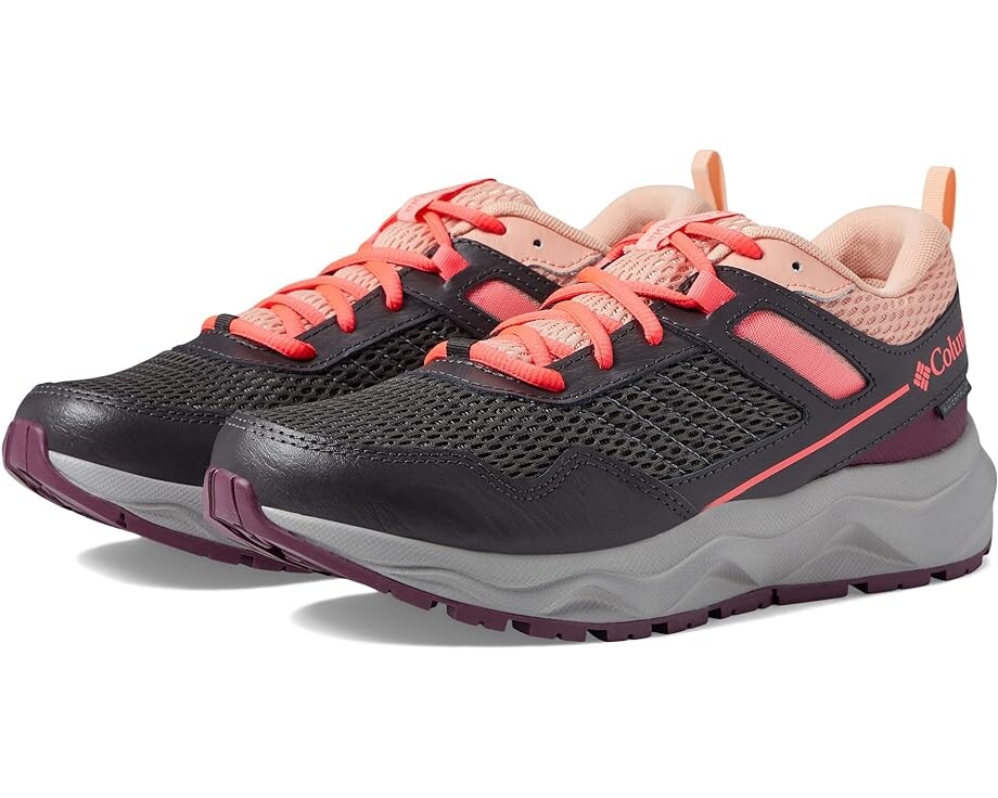 

Кроссовки Columbia Plateau Waterproof, цвет Dark Grey/Neon Sunrise