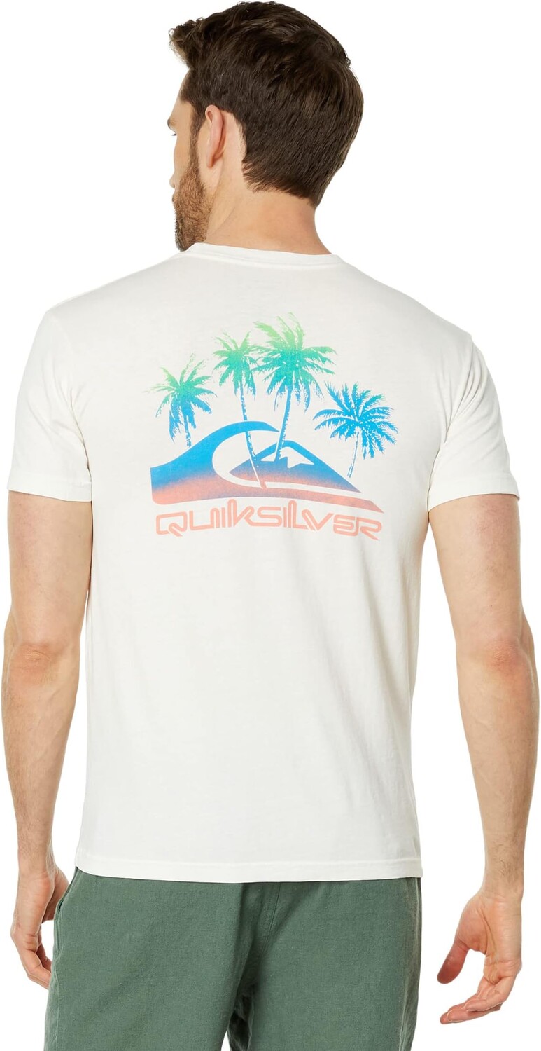 

Футболка с короткими рукавами Pastime Paradise Quiksilver, цвет Antique White