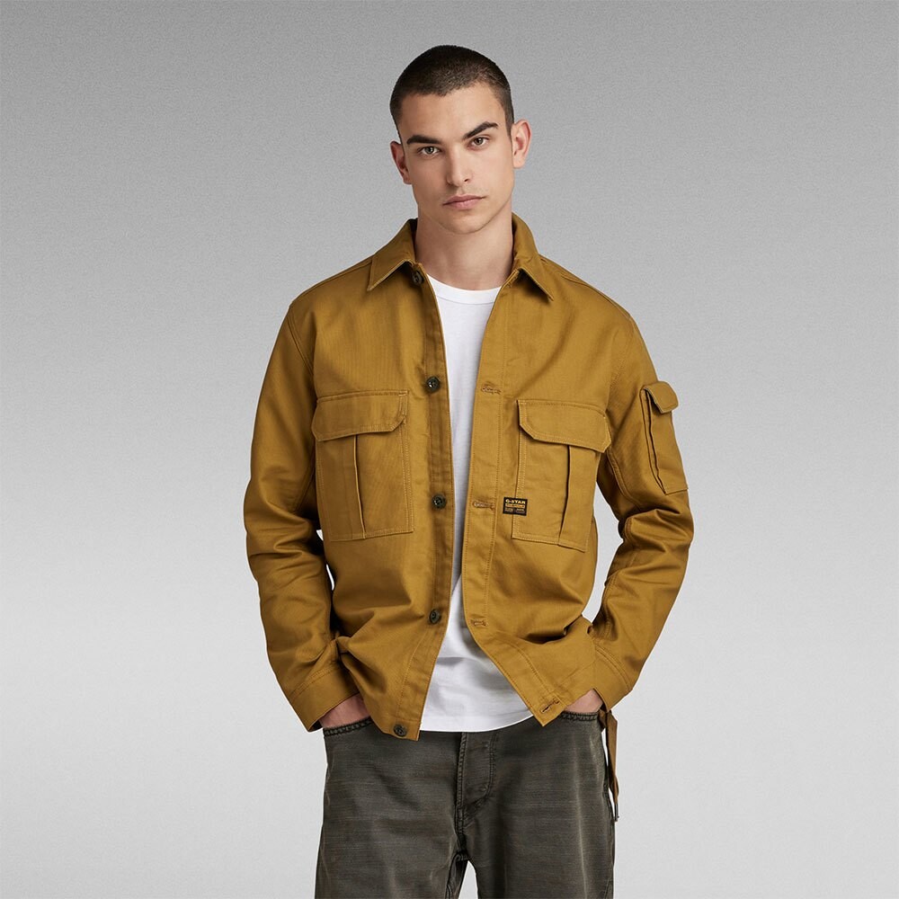 

Рубашка G-Star 2 Pocket Relaxed, коричневый