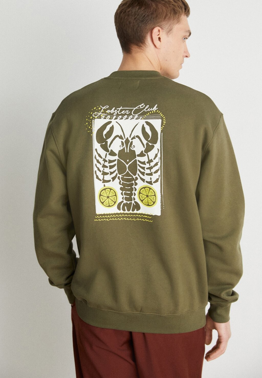 

Толстовка SOCIETY LOBSTER LEMON UNISEX Libertine-Libertine, цвет olive