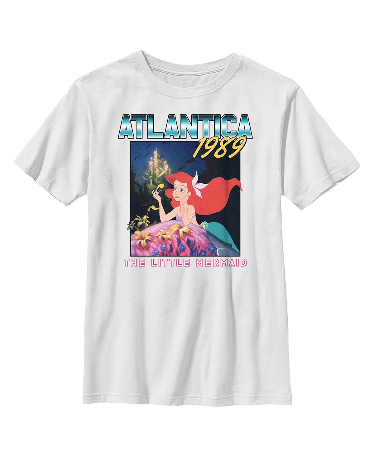

Детская футболка «Русалочка» Ariel Atlantica 1989 для мальчиков Disney