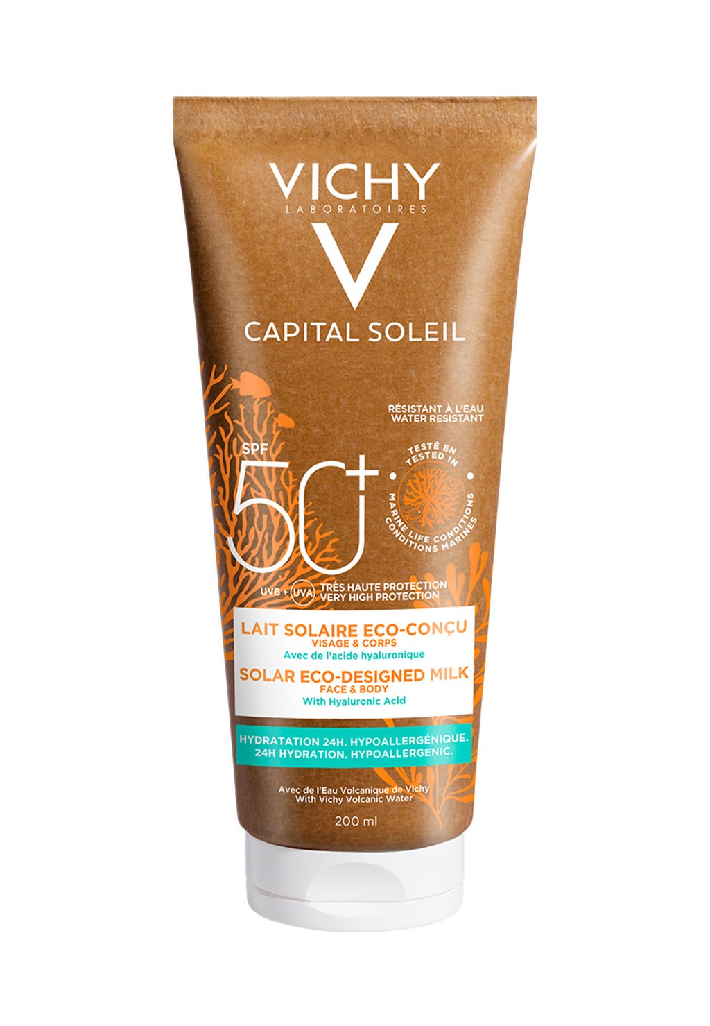 Защита от солнца SUN CARE VICHY CAPITAL SOLEIL FEUCHTIGKEITSSPENDENDE SONNENMILCH LSF50+