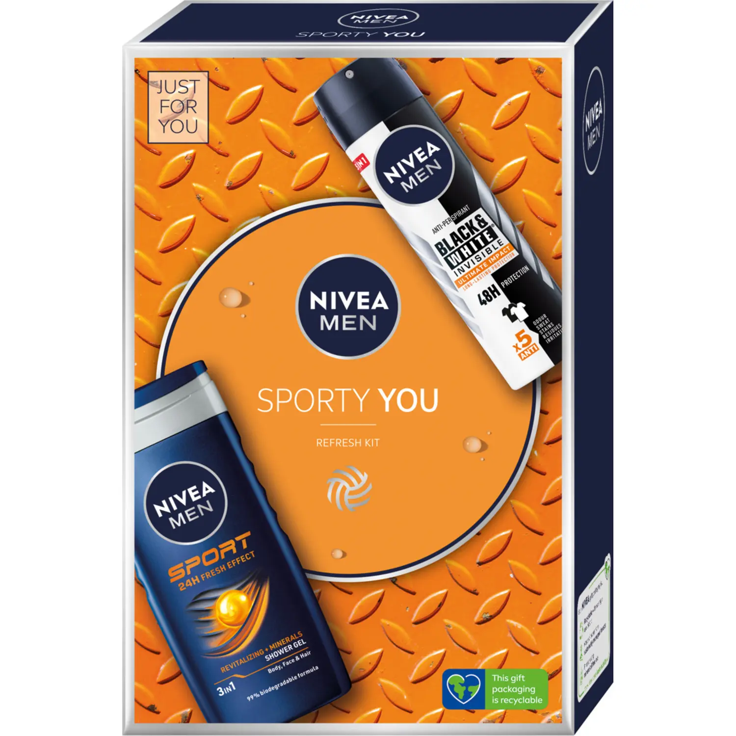 

Набор: мужской гель для душа Nivea Men Sport You, 150 мл