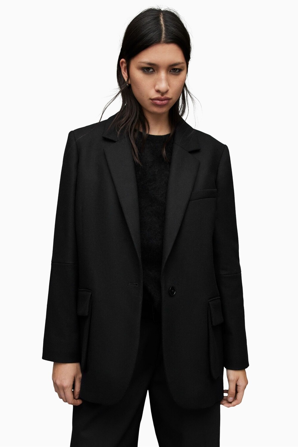 

AllSaints Jessa черная куртка All Saints, черный