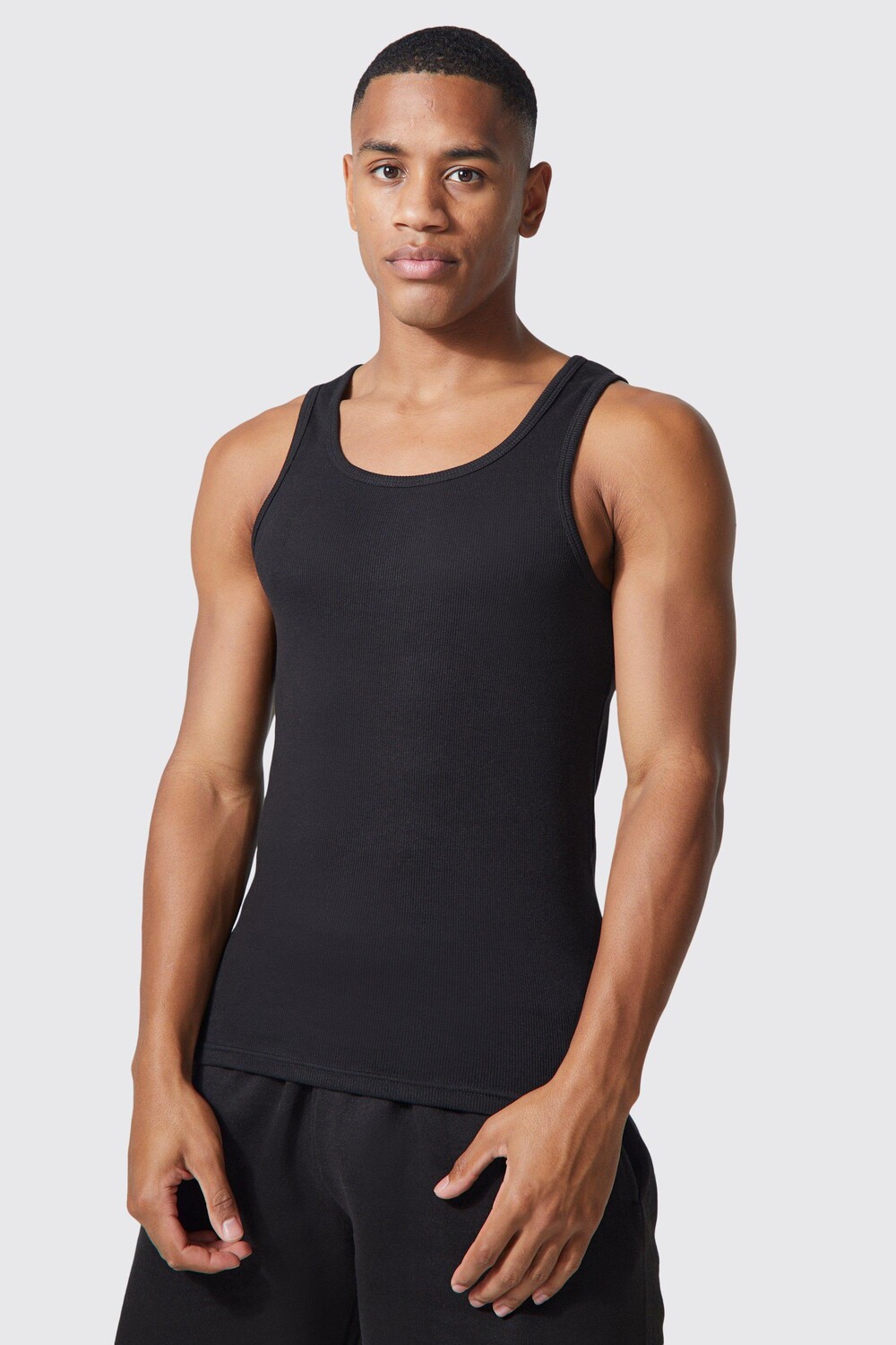 

Жилет man active gym muscle fit Boohoo, черный