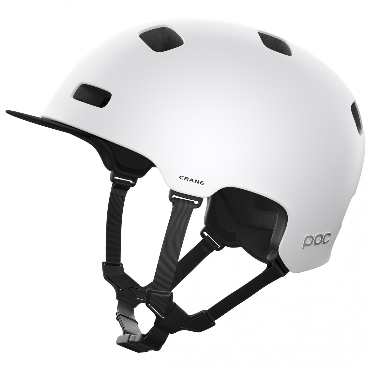 Велосипедный шлем Poc Crane Mips, цвет Hydrogen White Matt