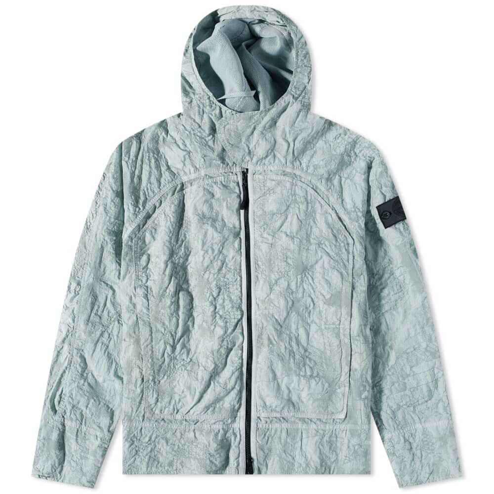 

Нейлоновая парка с металлическим вафельным принтом Stone Island Shadow Project