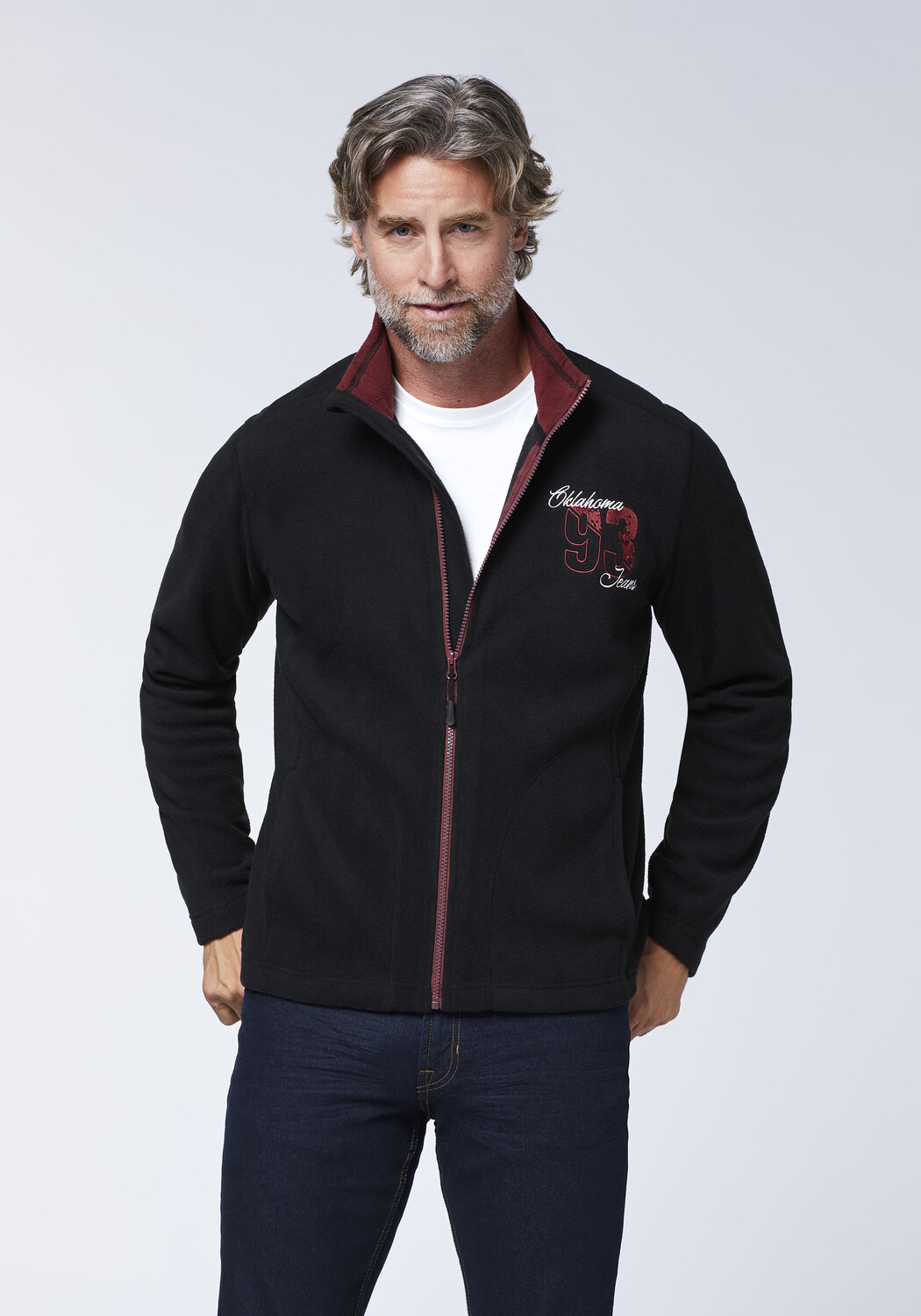 

Флисовая куртка Oklahoma Jeans Fleece Jacke, синий