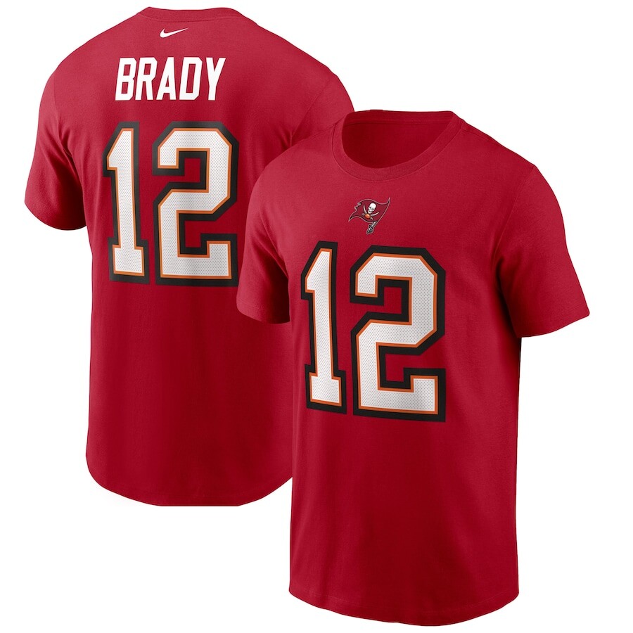 

Футболка с коротким рукавом Nike Tampa Bay Buccaneers, красный