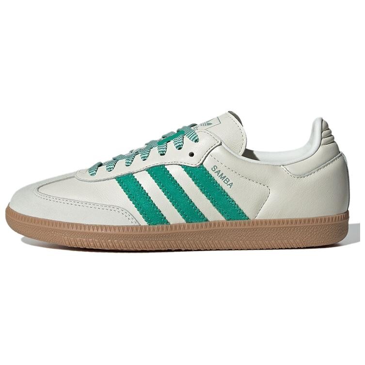 

Кроссовки adidas originals SAMBA OG Skateboarding Shoes Unisex Low-top White/green, зеленый
