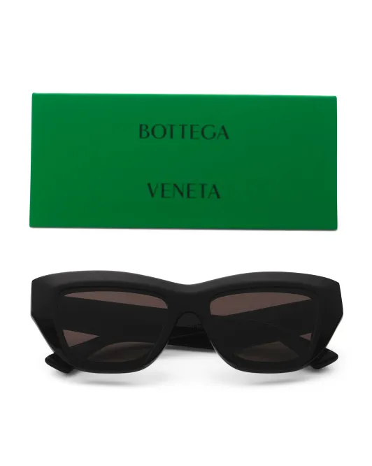 

Солнцезащитные очки 52 мм Bottega Veneta, черный