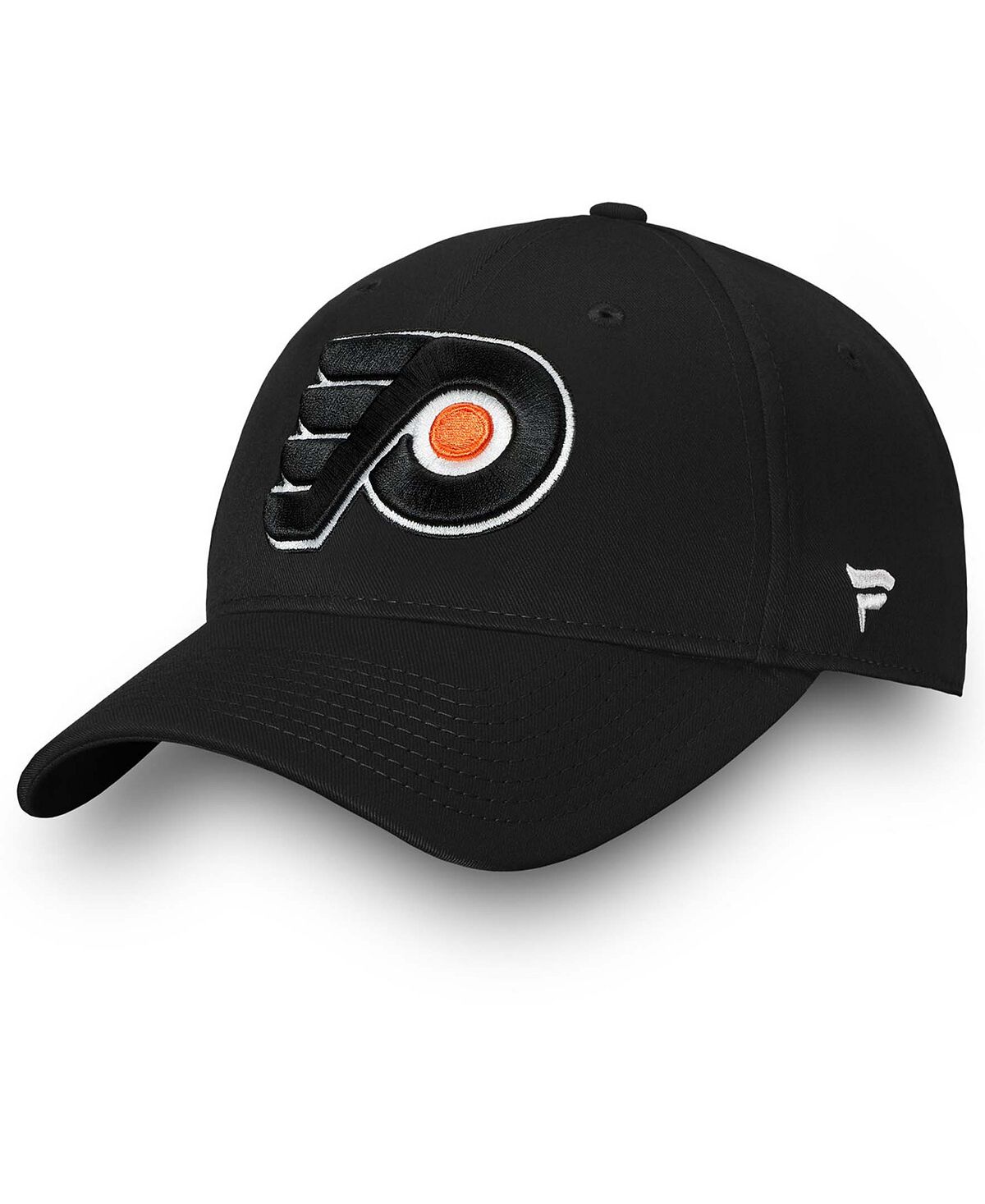 Мужская черная регулируемая кепка Philadelphia Flyers Core Fanatics