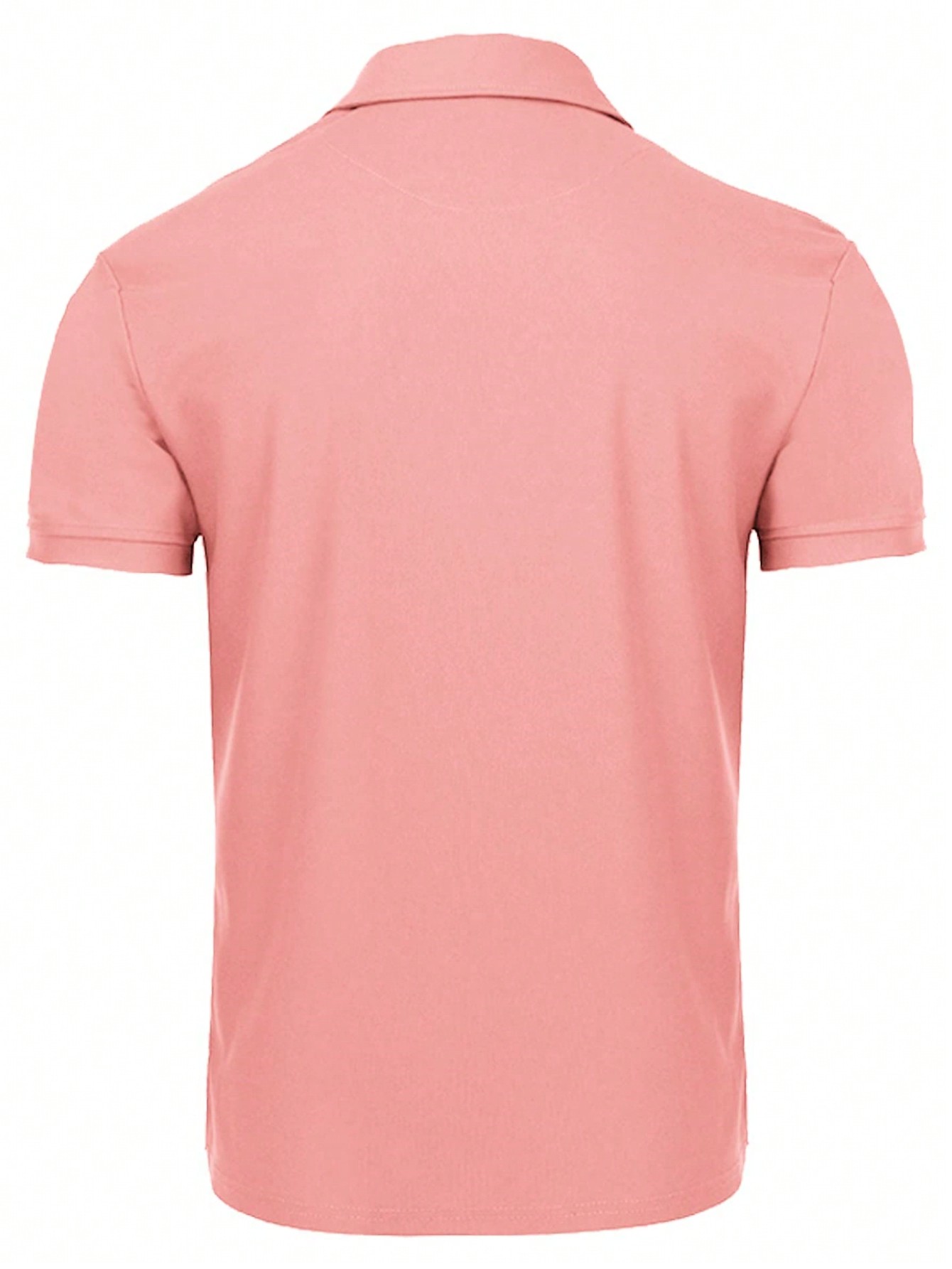 цена Мужская рубашка поло с коротким рукавом для отдыха, арбуз розовый
