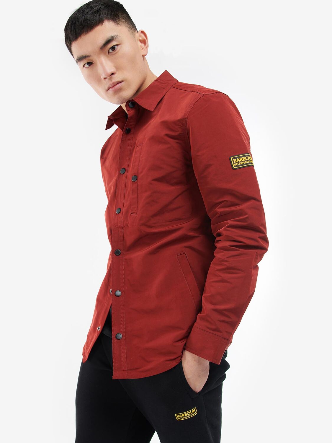 

Рубашка Barbour International Link, цвет винный