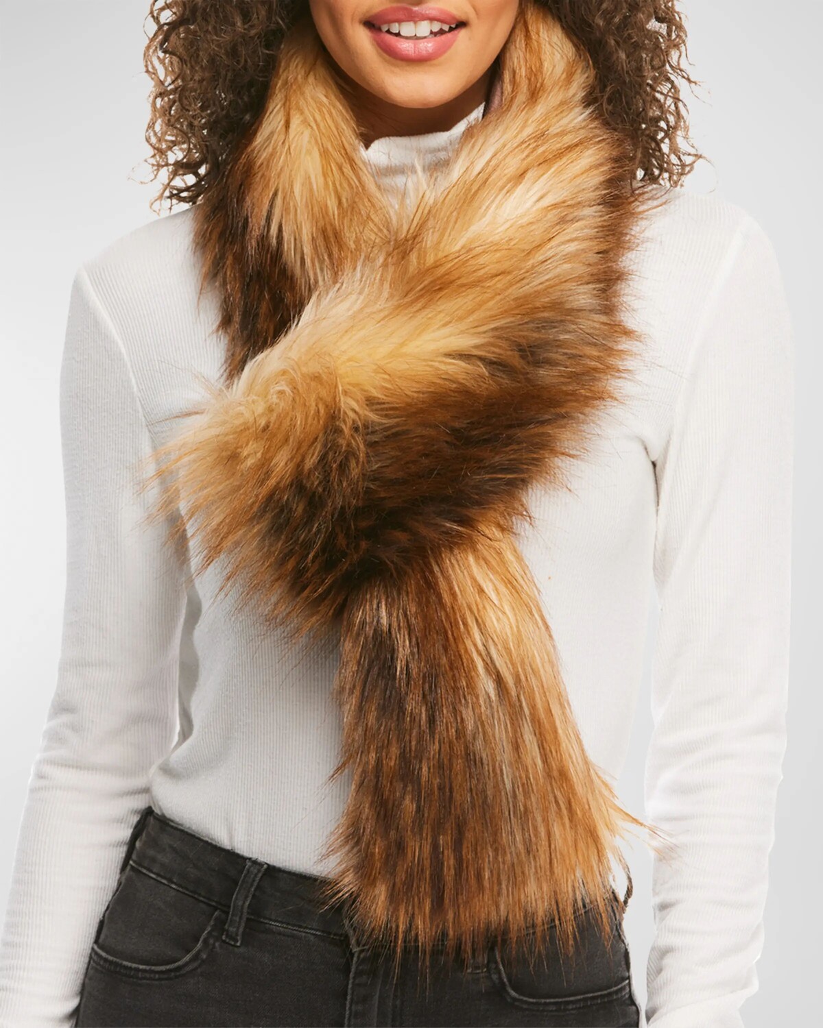 

Шарф из искусственного меха Fabulous Furs, цвет Red Fox