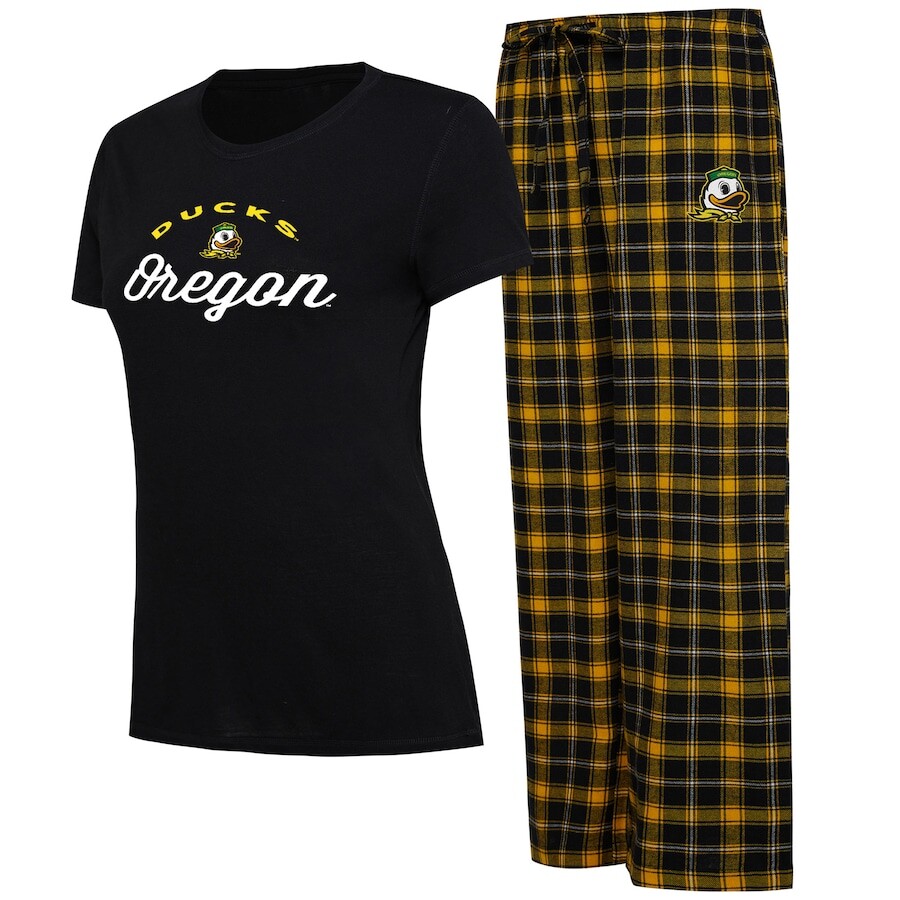 

Пижамный комплект Concepts Sport Oregon Ducks, черный