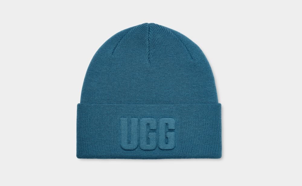 

Шапка 3D Graphic Logo Beanie UGG, синий