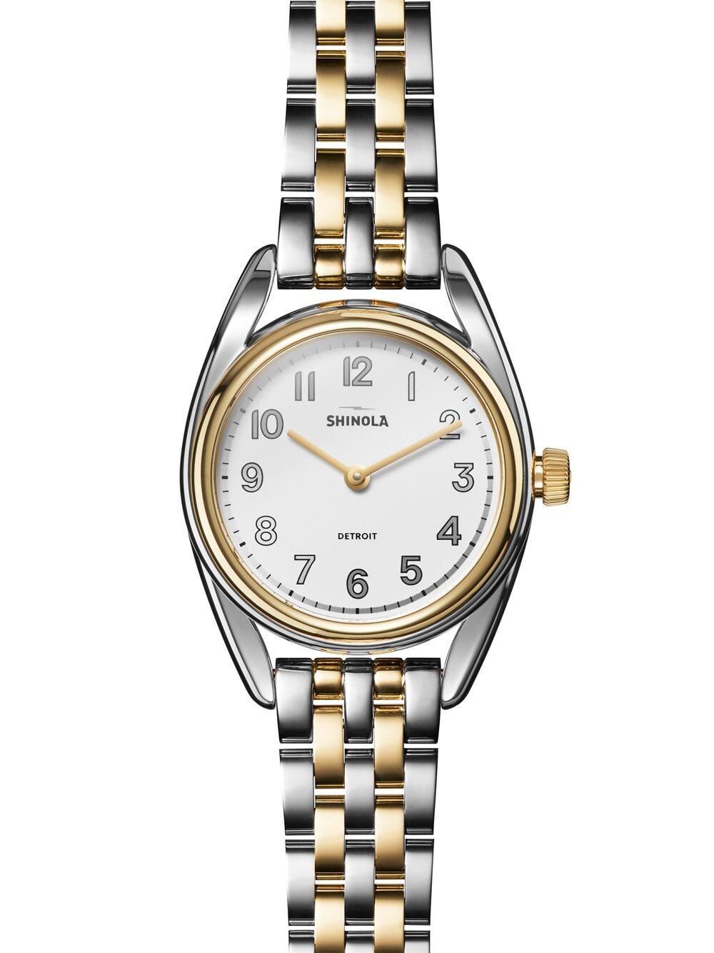 

Часы Derby из нержавеющей стали и кожи Shinola, серебряный