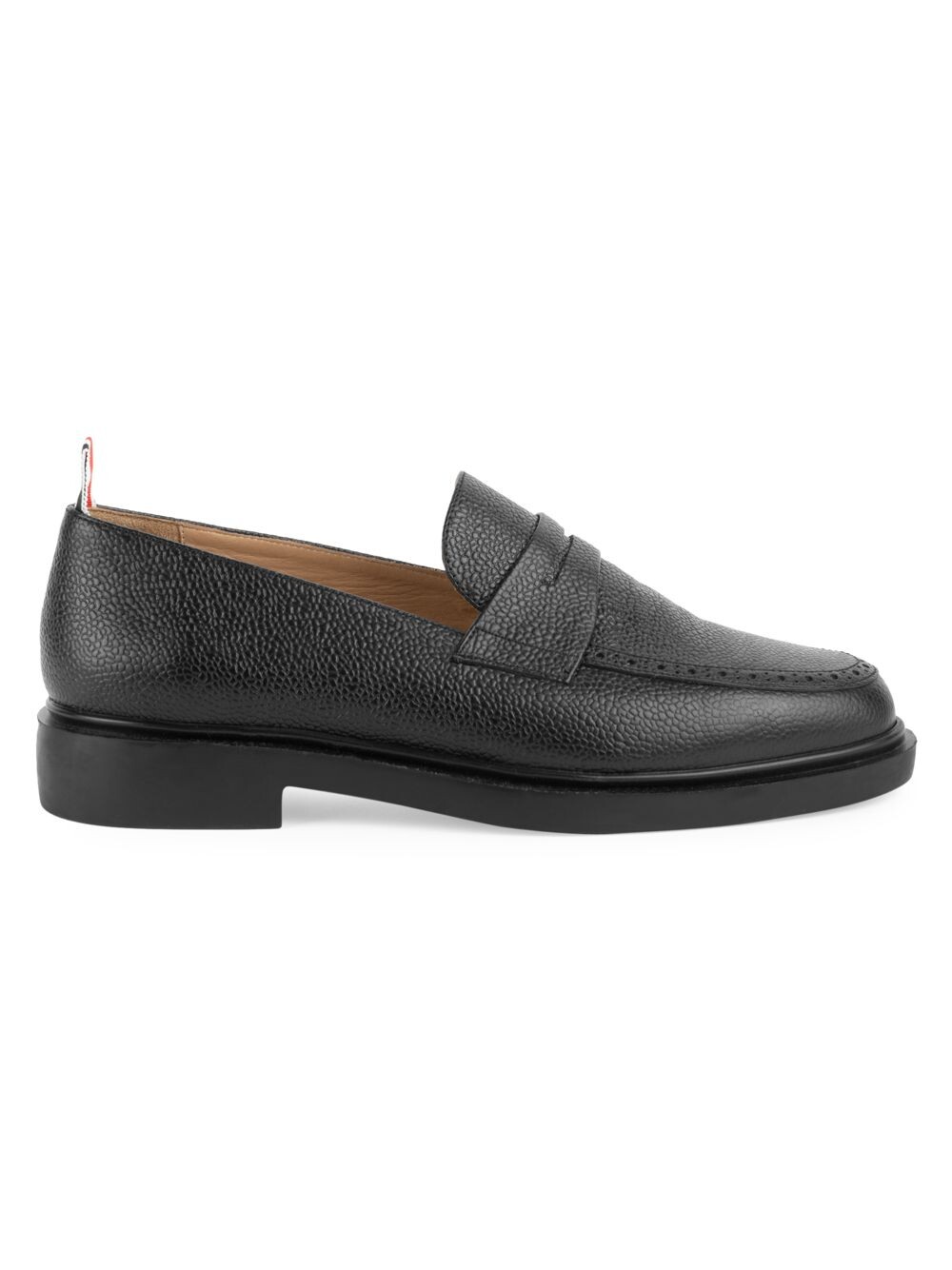 

Кожаные пенни-лоферы Thom Browne, черный