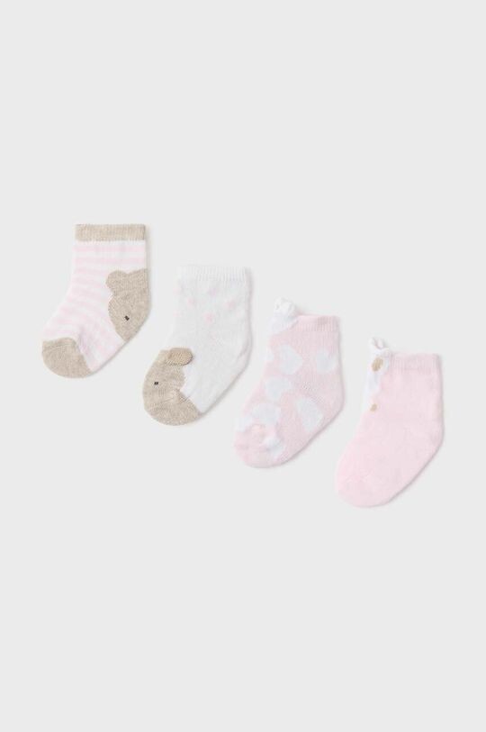 

Mayoral Newborn Носки, 4 шт., розовый