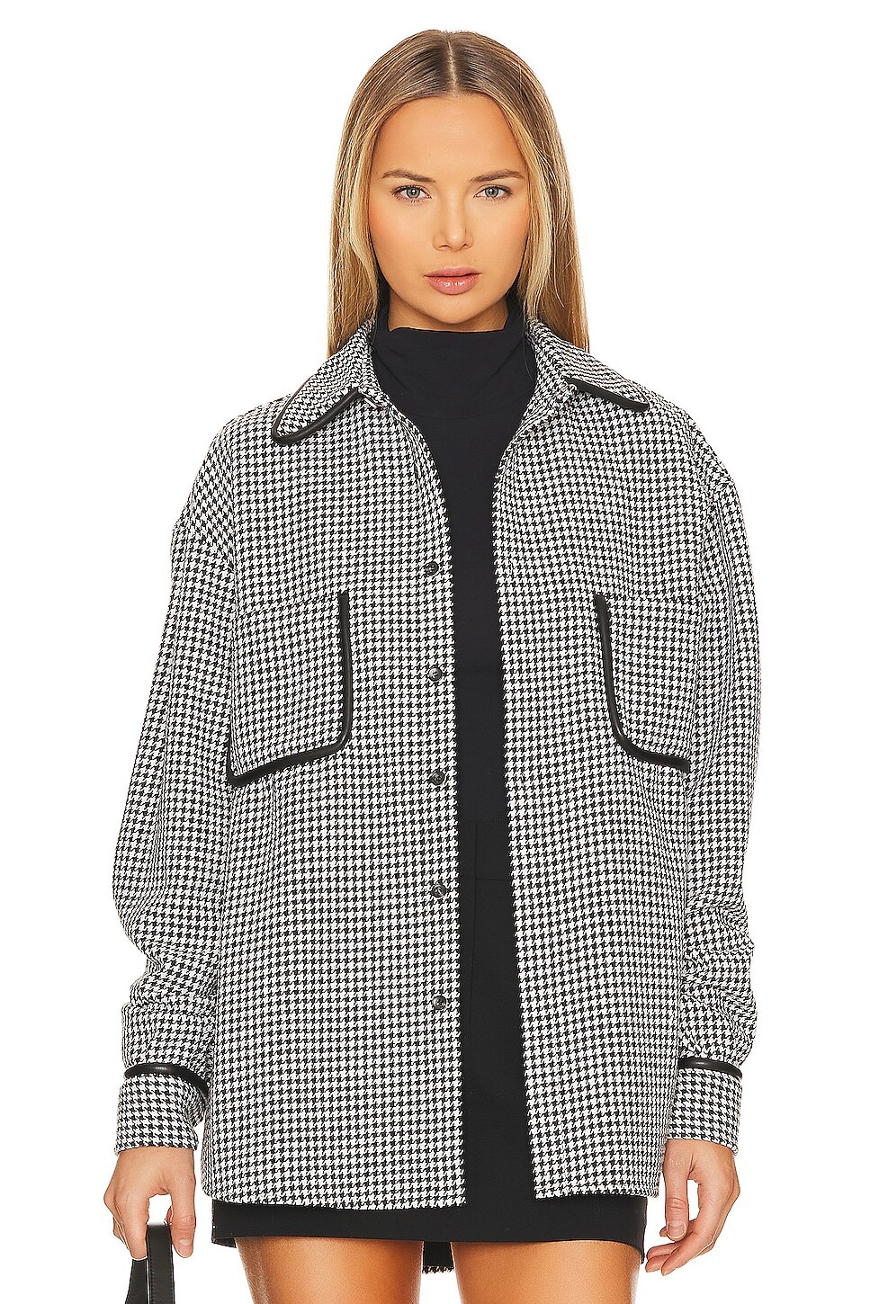 

Рубашка LEJE Houndstooth, черный