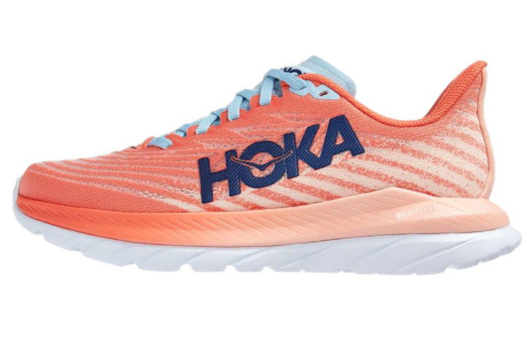 

Кроссовки женские Mach 5 с низким верхом Camellia Orange/Peach Powder Hoka One One