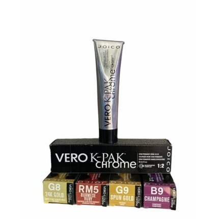 Vero K-Pak Chrome Demi Permanent Cream Color 2 Fl. Оз, Joico