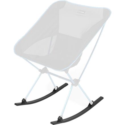 Стул с одной качающейся ножкой Helinox, черный patio lounge chair deck chair folding chair beach beds fishing fold lunch break portable bbq rocking chair