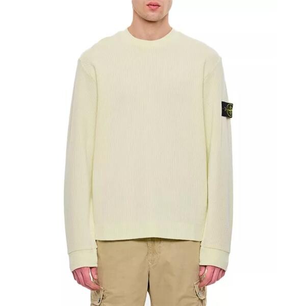 цена Свитер crewneck sweater Stone Island, белый