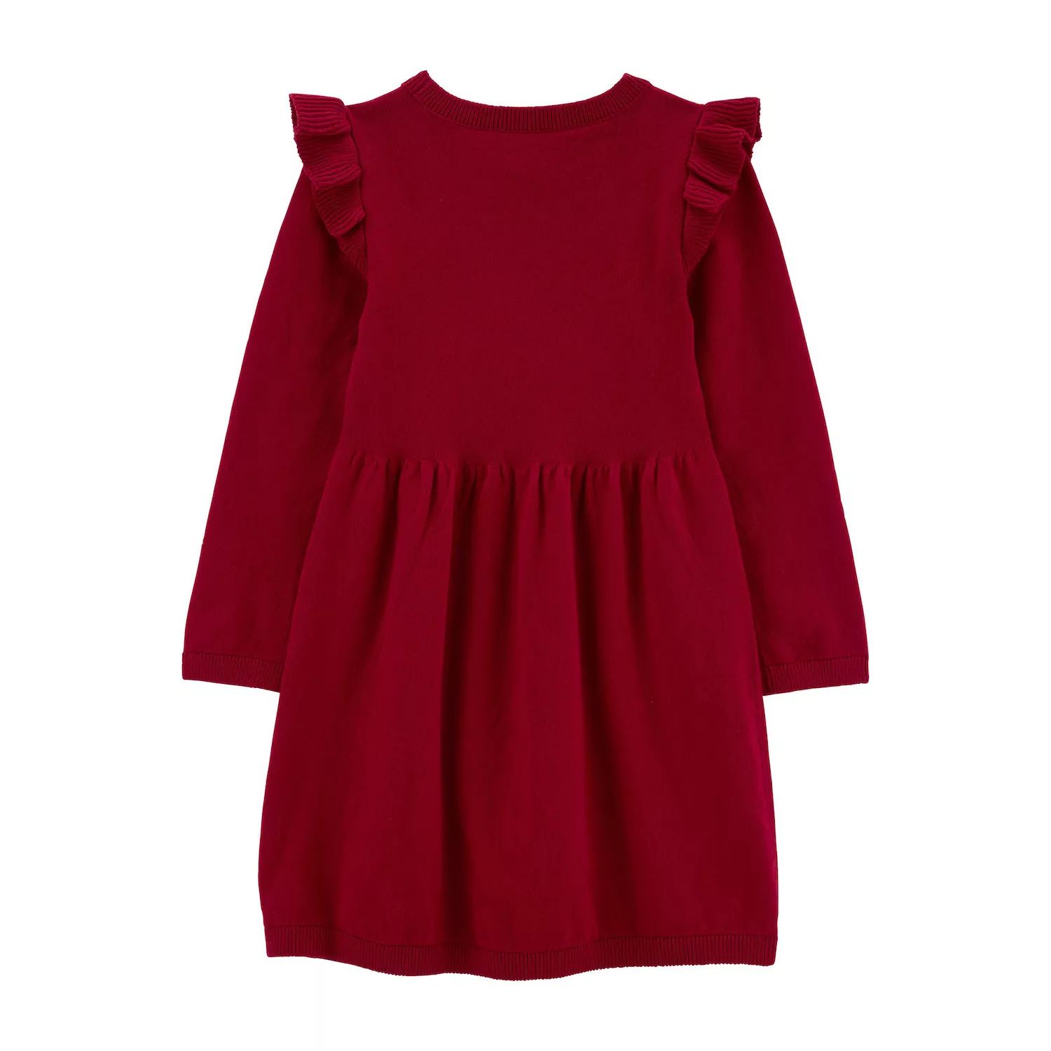 цена Платье-свитер Carter для маленьких девочек и маленьких девочек Carter's, красный