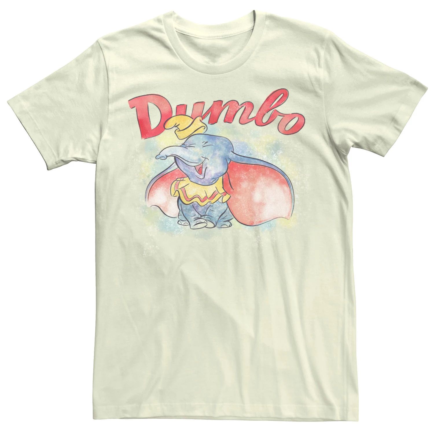 Мужская футболка с акварельным портретом Dumbo Disney