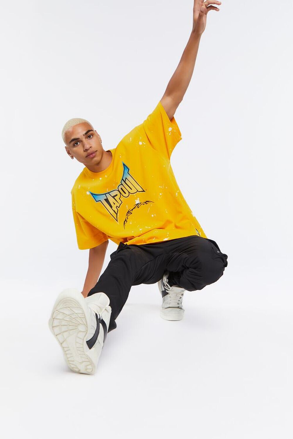 

Футболка с графическим рисунком Gradient Tapout Forever 21, желтый