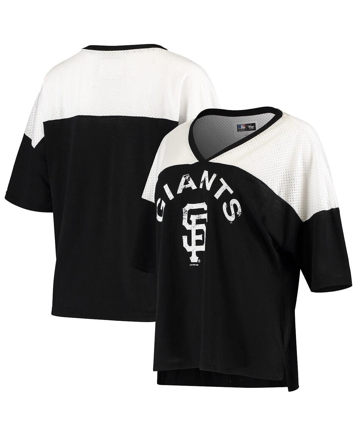 

Черная женская футболка San Francisco Giants All World с v-образным вырезом G-III Sports by Carl Banks, черный