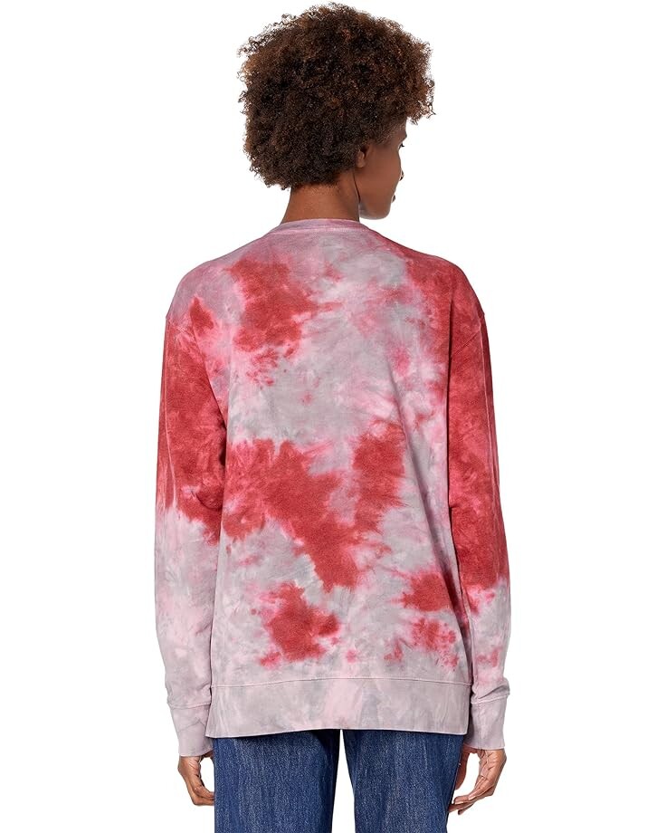 

Толстовка Lauren James Texas A&M Aggies Tie-Dye Sweatshirt, цвет Maroon Heather/Grey