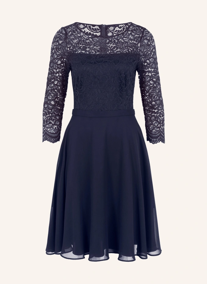 Коктейльное платье с кружевом Vm Vera Mont, синий