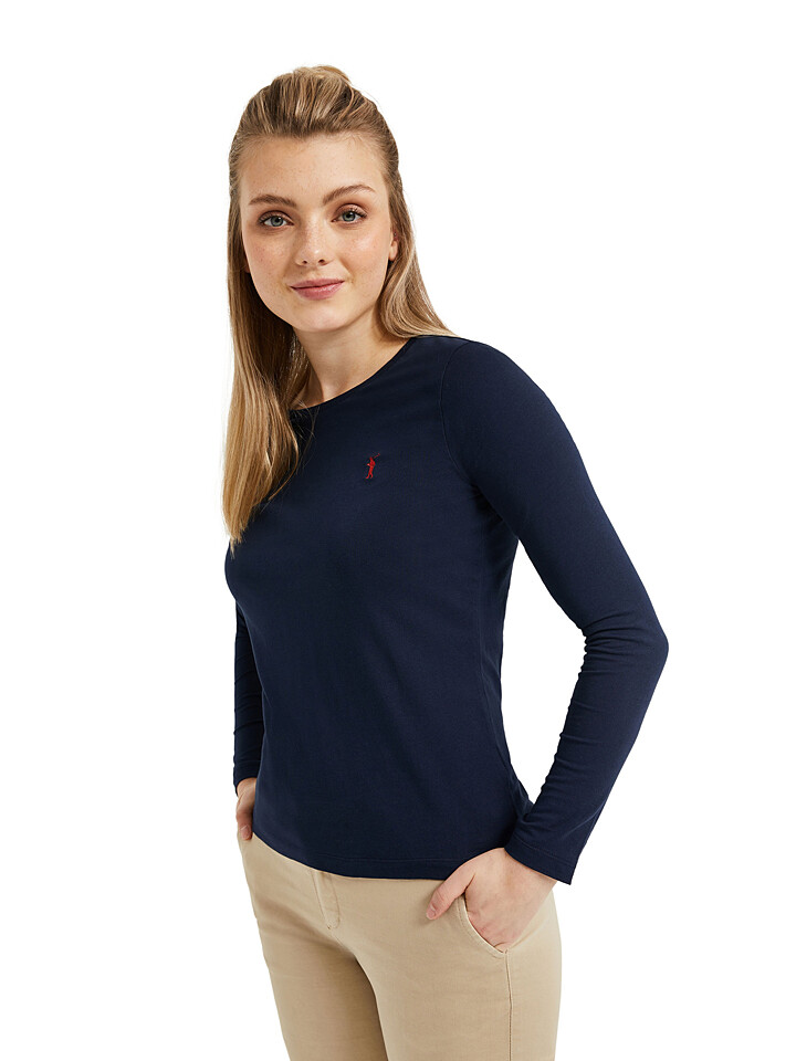 

Лонгслив Polo Club Rigby Go, темно-синий