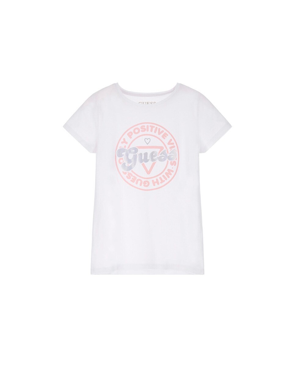 

Позитивно живи с футболкой Guess Guess, белый