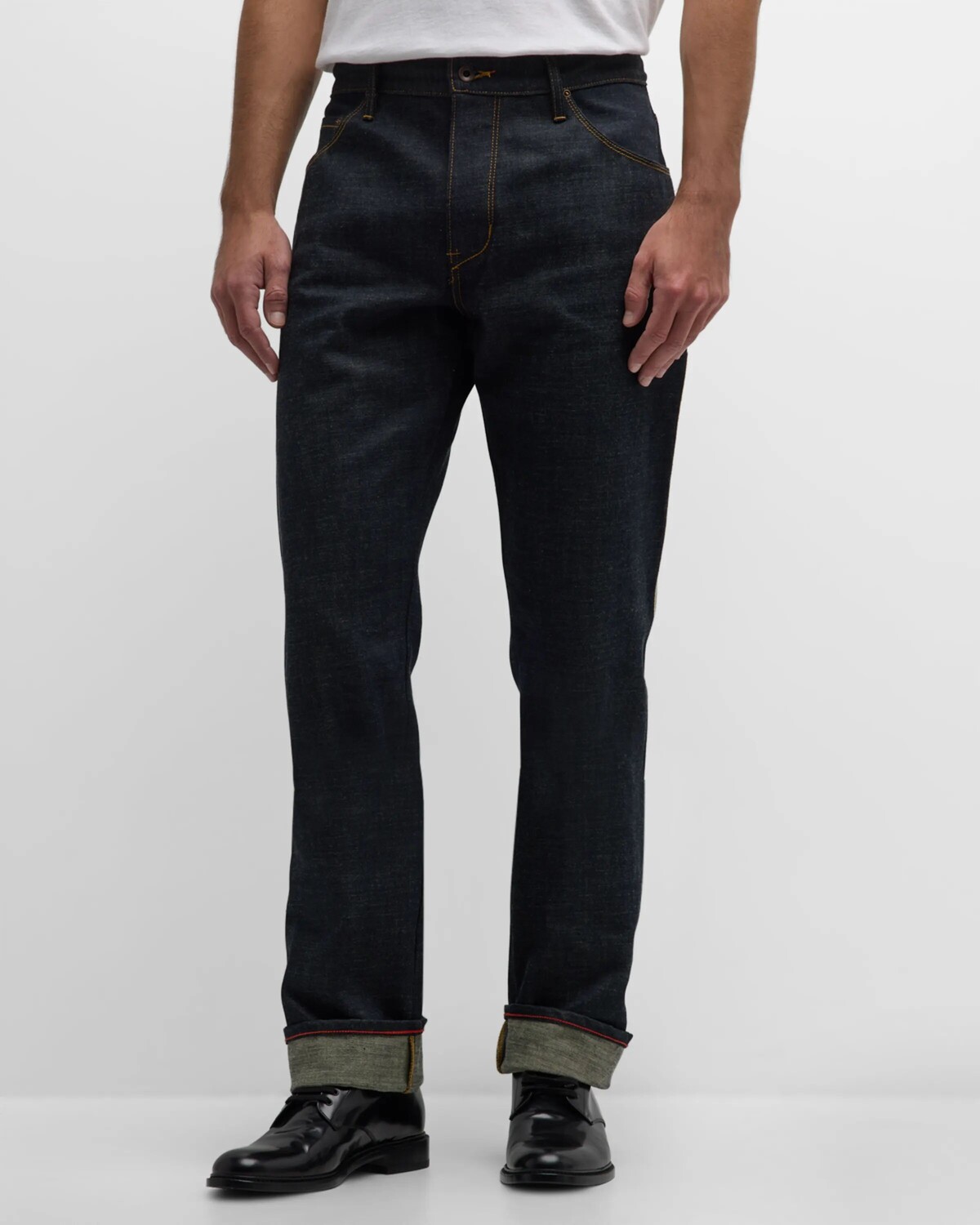 

Мужские джинсы Alexander с открытой кромкой Raleigh Workshop, цвет Og Selvage