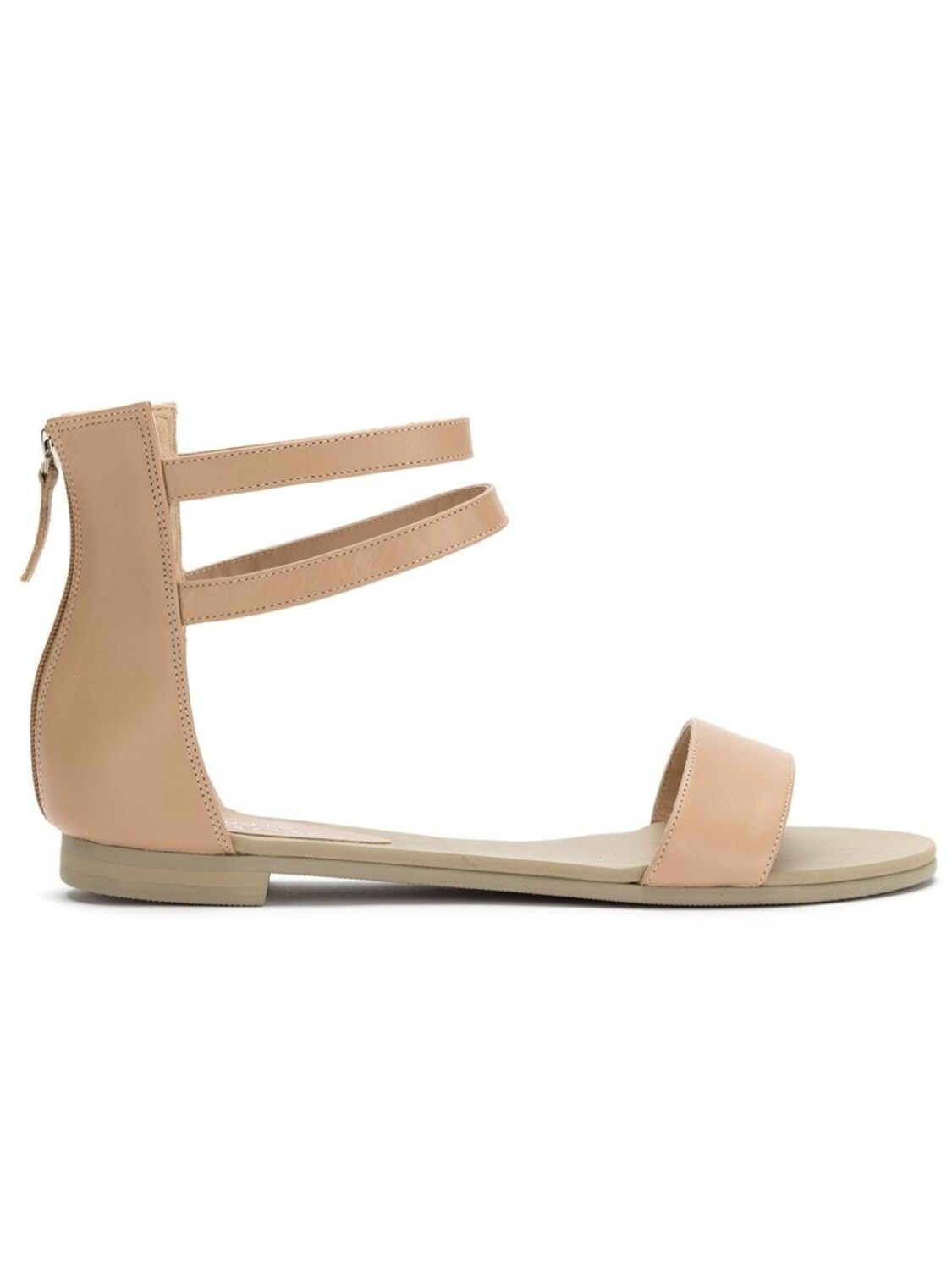 

Studio Chofakian strappy flat sandals, нейтральный цвет