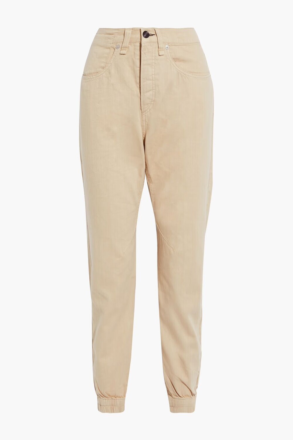

Зауженные брюки из хлопка Rag & Bone, бежевый