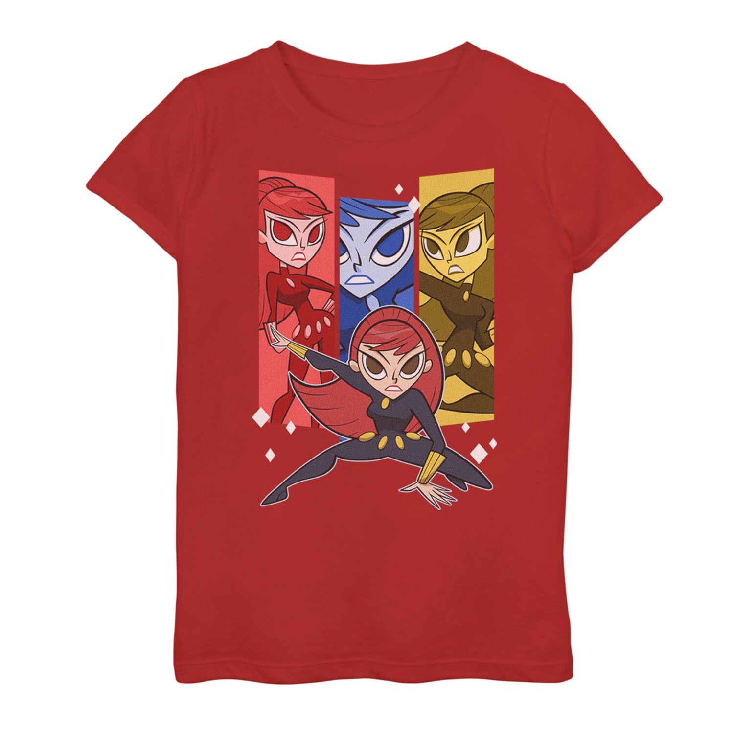 

Футболка с графическими панелями Marvel Black Widow для девочек 7–16 лет Marvel