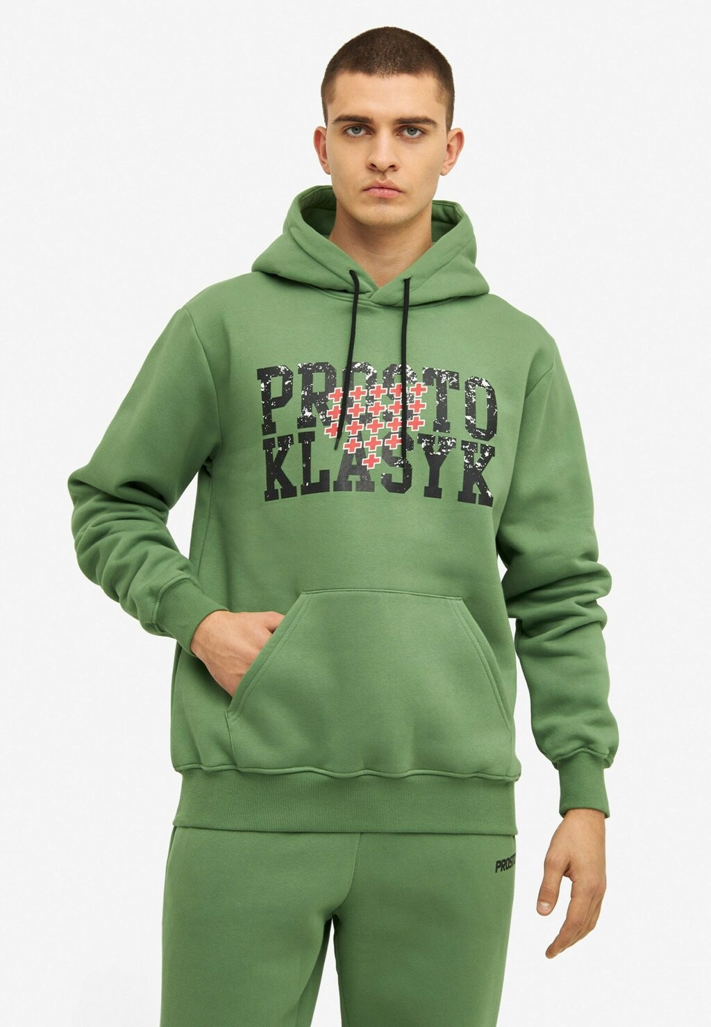 

Толстовка с капюшоном PROSTO, зеленый
