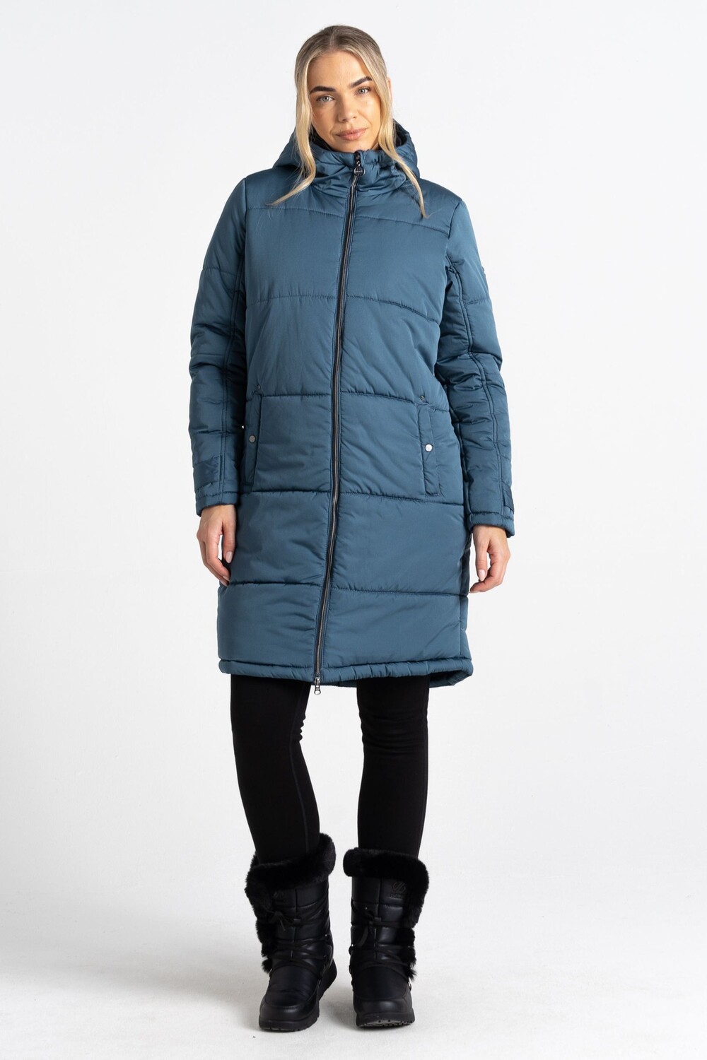 

Синяя пуховик Reputable Longline II Dare 2b, синий
